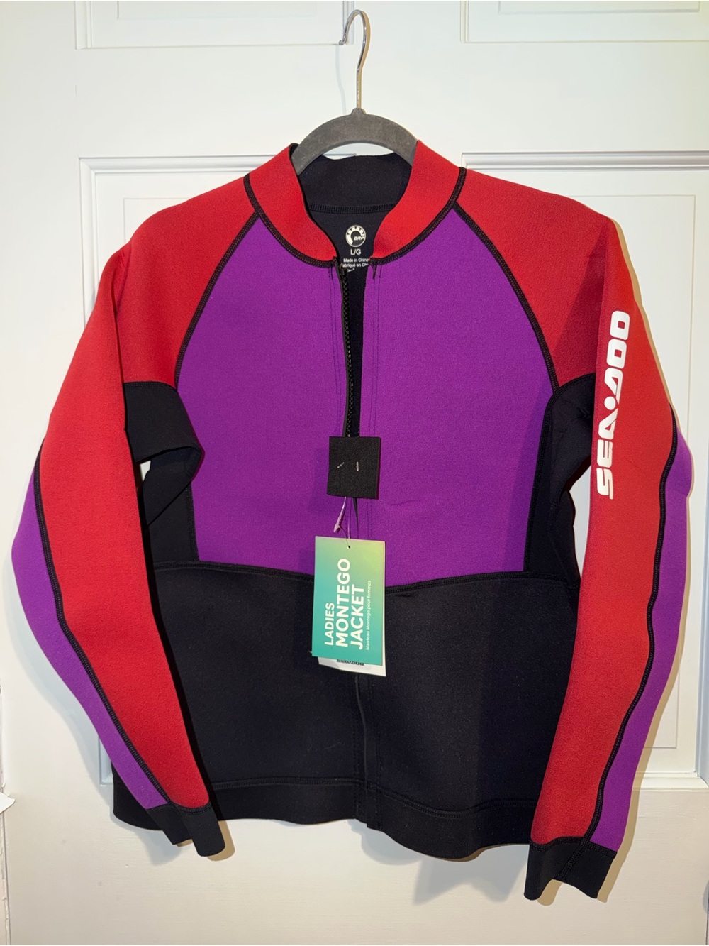 Sea-Doo Ladies Montego Jacket - Purple & Red